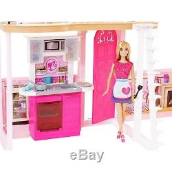 barbie home set with pool