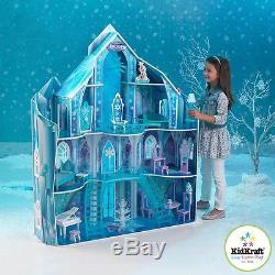 frozen wooden dollhouse