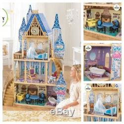 Disney Princess Cinderella Royal Dreams Dollhouse with Furniture by KidKraft NEW 
