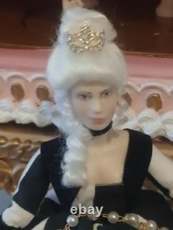 1/12 Artisan Masquerade Ball Porcelin Dolls House Doll. 15cm In Height