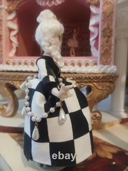 1/12 Artisan Masquerade Ball Porcelin Dolls House Doll. 15cm In Height