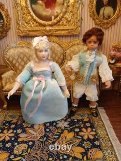 1/12 Artisan Porcelin Child Doll's House Doll. 9cm Height