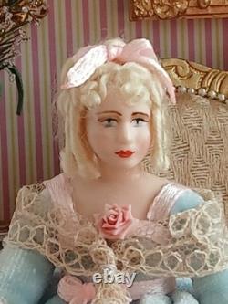 1/12 Artisan Porcelin Child Doll's House Doll. 9cm Height
