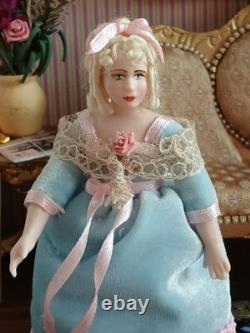 1/12 Artisan Porcelin Child Doll's House Doll. 9cm Height