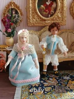 1/12 Artisan Porcelin Child Doll's House Doll. 9cm Height