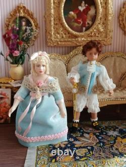 1/12 Artisan Porcelin Child Doll's House Doll. 9cm Height