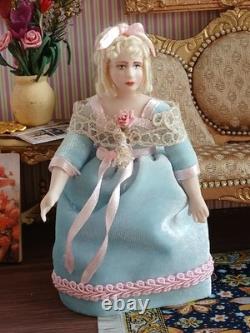 1/12 Artisan Porcelin Child Doll's House Doll. 9cm Height