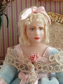 1/12 Artisan Porcelin Child Doll's House Doll. 9cm Height