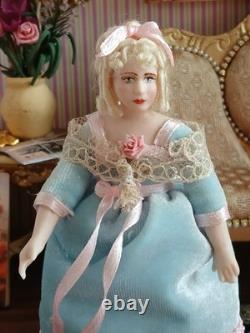1/12 Artisan Porcelin Child Doll's House Doll. 9cm Height