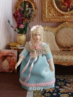 1/12 Artisan Porcelin Child Doll's House Doll. 9cm Height