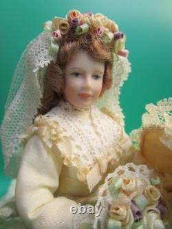 1 12 Bride Handmade Dolls House Miniature