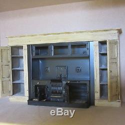 1/12 Dolls House Metal Range Stove including Surround. DHD455