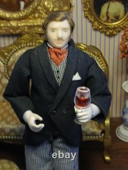 1/12 Exquisite Artisan Jill Bennett Porcelin Dolls House Doll. Metal Body