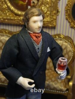 1/12 Exquisite Artisan Jill Bennett Porcelin Dolls House Doll. Metal Body