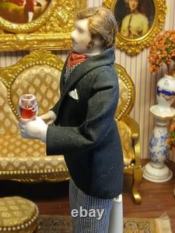 1/12 Exquisite Artisan Jill Bennett Porcelin Dolls House Doll. Metal Body