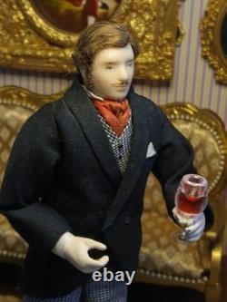 1/12 Exquisite Artisan Jill Bennett Porcelin Dolls House Doll. Metal Body