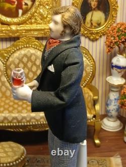 1/12 Exquisite Artisan Jill Bennett Porcelin Dolls House Doll. Metal Body