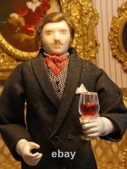 1/12 Exquisite Artisan Jill Bennett Porcelin Dolls House Doll. Metal Body