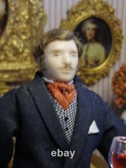 1/12 Exquisite Artisan Jill Bennett Porcelin Dolls House Doll. Metal Body