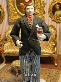 1/12 Exquisite Artisan Jill Bennett Porcelin Dolls House Doll. Metal Body