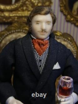 1/12 Exquisite Artisan Jill Bennett Porcelin Dolls House Doll. Metal Body