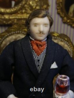 1/12 Exquisite Artisan Jill Bennett Porcelin Dolls House Doll. Metal Body