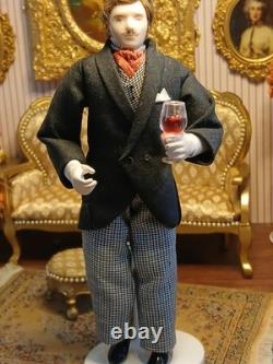 1/12 Exquisite Artisan Jill Bennett Porcelin Dolls House Doll. Metal Body