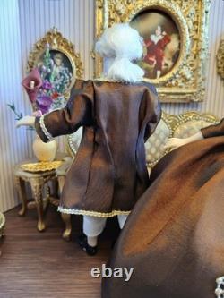 1/12 Exquisite Artisan Louis XV Style Porcelin Dolls House Doll's