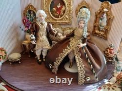 1/12 Exquisite Artisan Louis XV Style Porcelin Dolls House Doll's