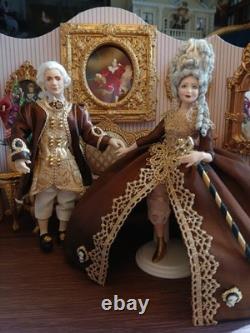 1/12 Exquisite Artisan Louis XV Style Porcelin Dolls House Doll's