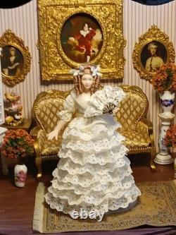 1/12 Exquisite Artisan Porcelin Doll's House Doll