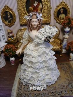 1/12 Exquisite Artisan Porcelin Doll's House Doll
