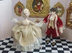 1/12 Exquisite Artisan Porcelin Doll's House Doll