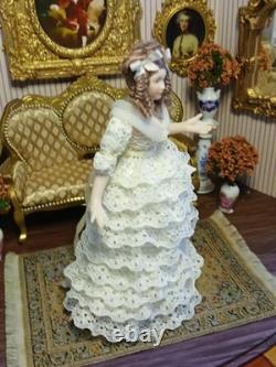 1/12 Exquisite Artisan Porcelin Doll's House Doll