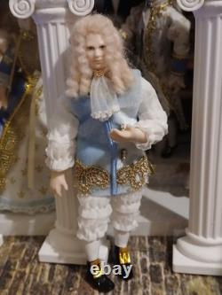 1/12 Exquisite Artisan Porcelin Doll's House Doll. Louis XV1? Style