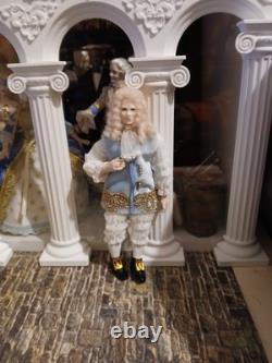 1/12 Exquisite Artisan Porcelin Doll's House Doll. Louis XV1? Style