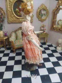 1/12 Exquisite Artisan Porcelin Doll's House Doll. Papers
