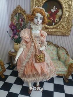 1/12 Exquisite Artisan Porcelin Doll's House Doll. Papers
