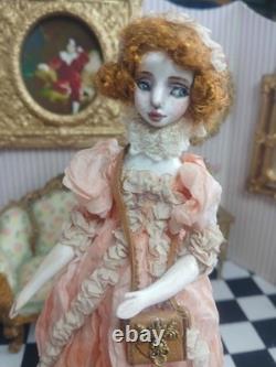 1/12 Exquisite Artisan Porcelin Doll's House Doll. Papers