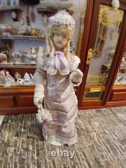 1/12 Exquisite Artisan Victorian Porcelin Dolls House Doll