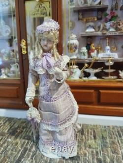 1/12 Exquisite Artisan Victorian Porcelin Dolls House Doll