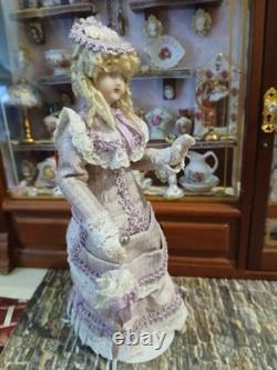 1/12 Exquisite Artisan Victorian Porcelin Dolls House Doll