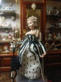 1/12 Exquisite Porcelin Dolls House Doll. 15cm In Height