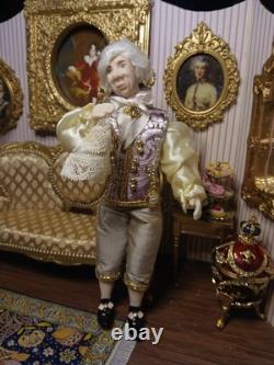 1/12 Gentleman Porcelin Dolls House Doll