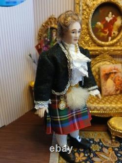 1/12 Gentleman Porcelin Dolls House Doll? 15cm Height