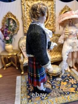 1/12 Gentleman Porcelin Dolls House Doll? 15cm Height