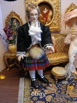 1/12 Gentleman Porcelin Dolls House Doll? 15cm Height