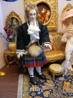 1/12 Gentleman Porcelin Dolls House Doll? 15cm Height