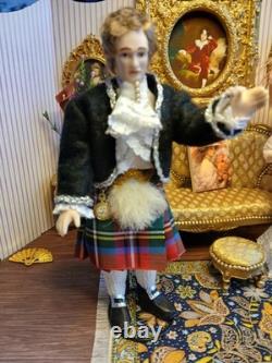 1/12 Gentleman Porcelin Dolls House Doll? 15cm Height