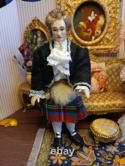 1/12 Gentleman Porcelin Dolls House Doll? 15cm Height